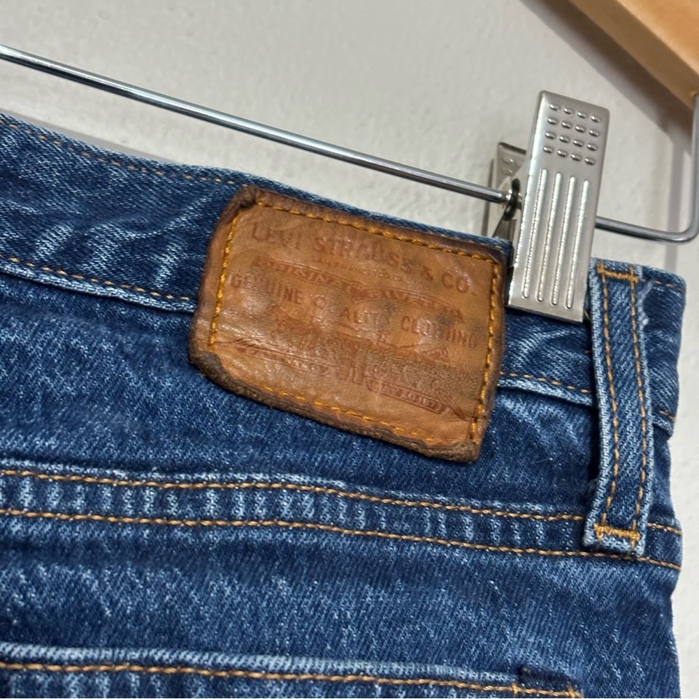 Levi’s High Rise Wedgie Skinny Jeans Premium Blue Size 27 - Picture 7 of 10